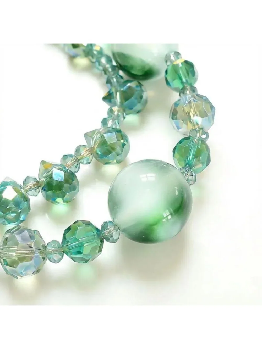 Sparkling Handmade Beaded Keychain | Multi-Style Acrylic & Glass Beads | Bag